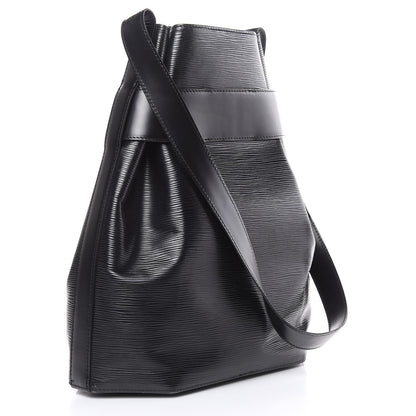Louis Vuitton Epi Sac D'Epaule GM Black 3 of 19
