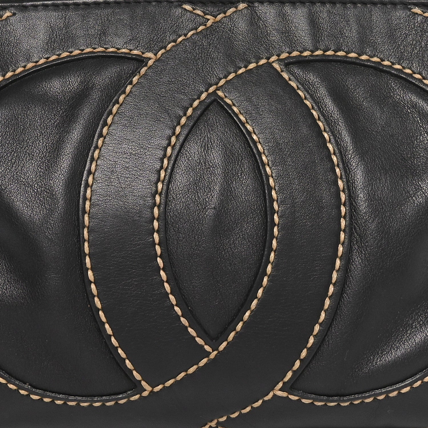 Chanel Calfskin CC Stitched Small Hobo Black 8 of 10