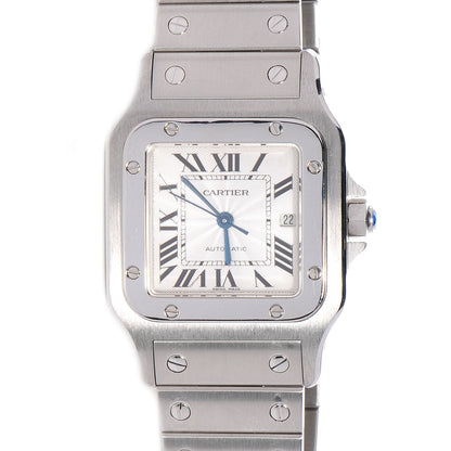 Cartier Stainless Steel 29mm Santos De Galbee Automatic Watch 1 of 7