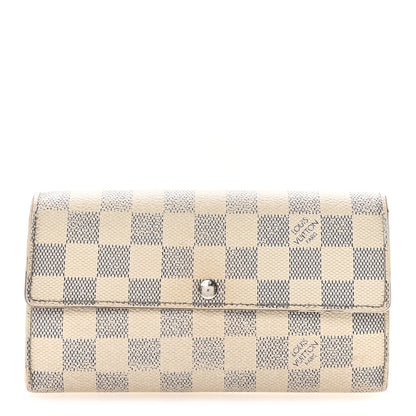 Louis Vuitton Damier Azur Sarah Wallet 1 of 9
