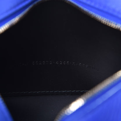 Balenciaga Smooth Calfskin Logo XS Everyday Camera Bag Bleu Prim White 7 of 9
