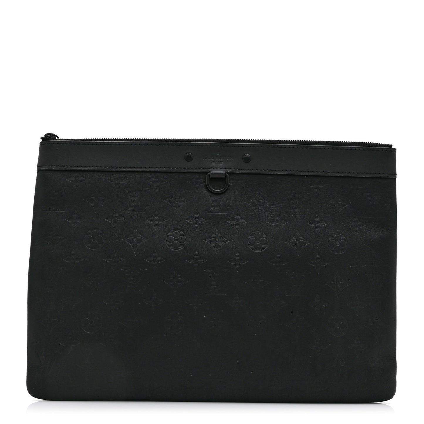 Calfskin Monogram Shadow Discovery Pochette Black