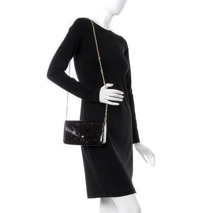 Louis Vuitton Vernis Pochette Felicie Chain Wallet Amarante 3 of 8
