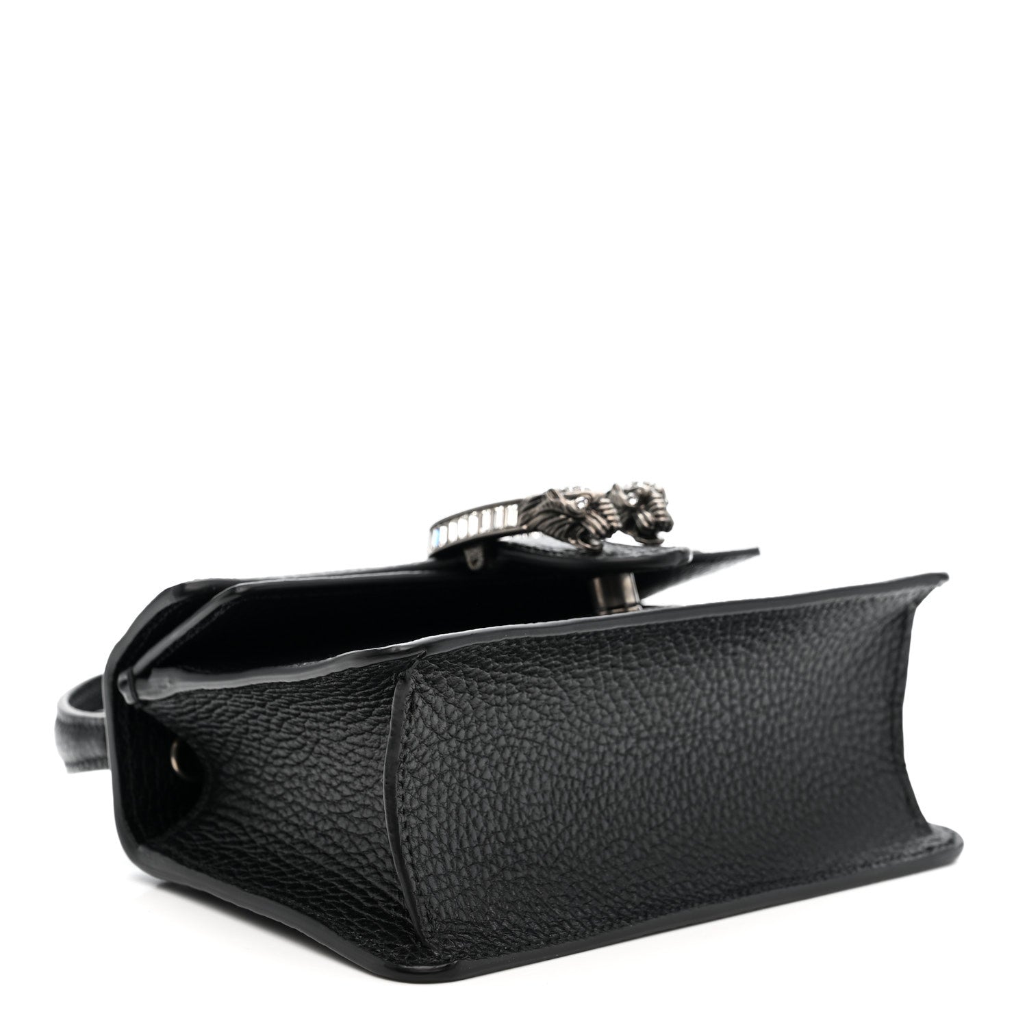 Gucci Dollar Calfskin Crystal Mini Dionysus Top Handle Bag Black Crystal 3 of 10