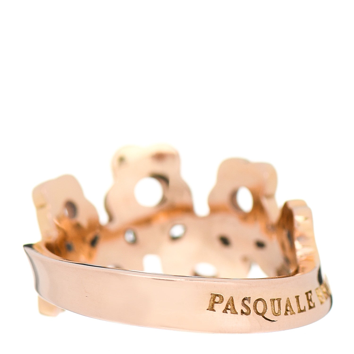 Pasquale Bruni 18K Rose Gold Diamond Miama Ring 55 7.25 4 of 5