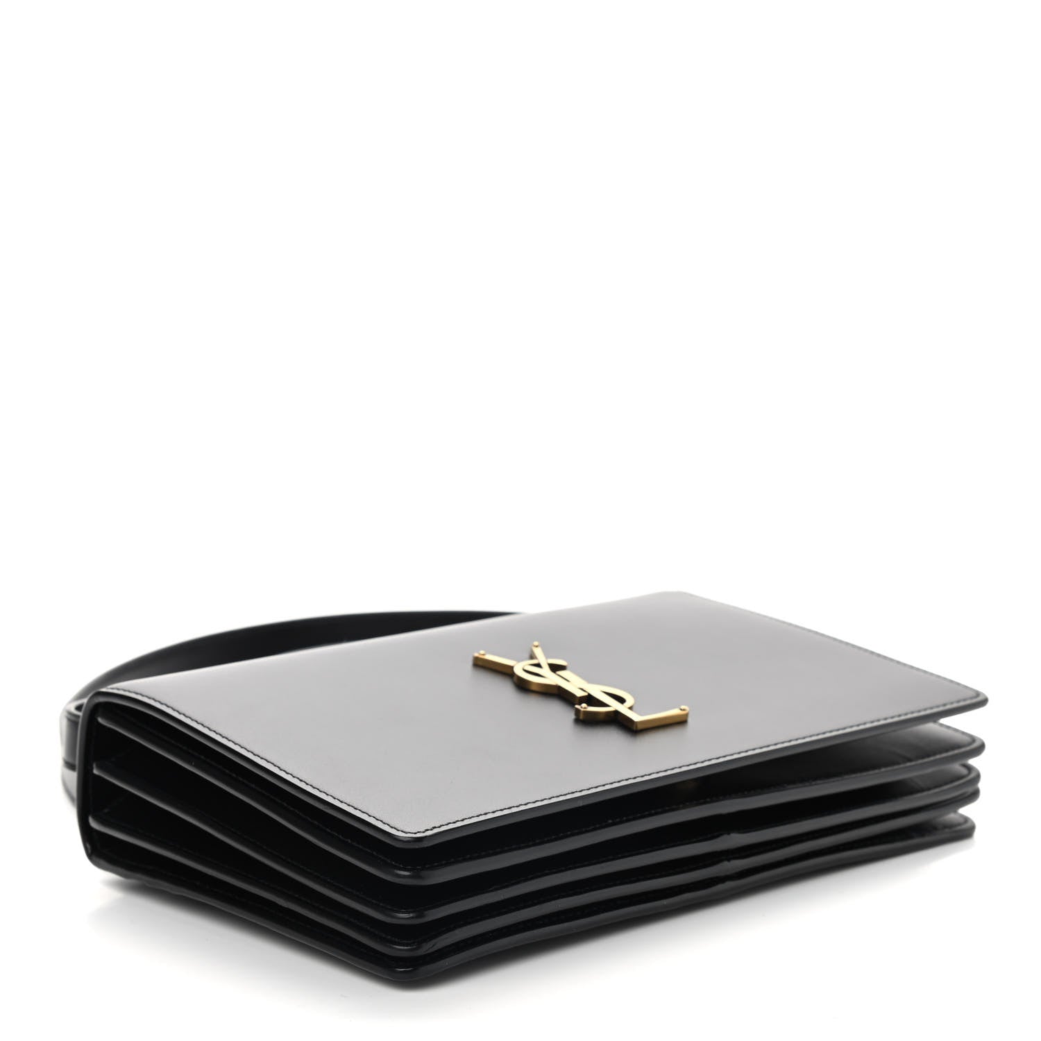 Saint Laurent Smooth Calfskin Shoulder Bag Black 4 of 9