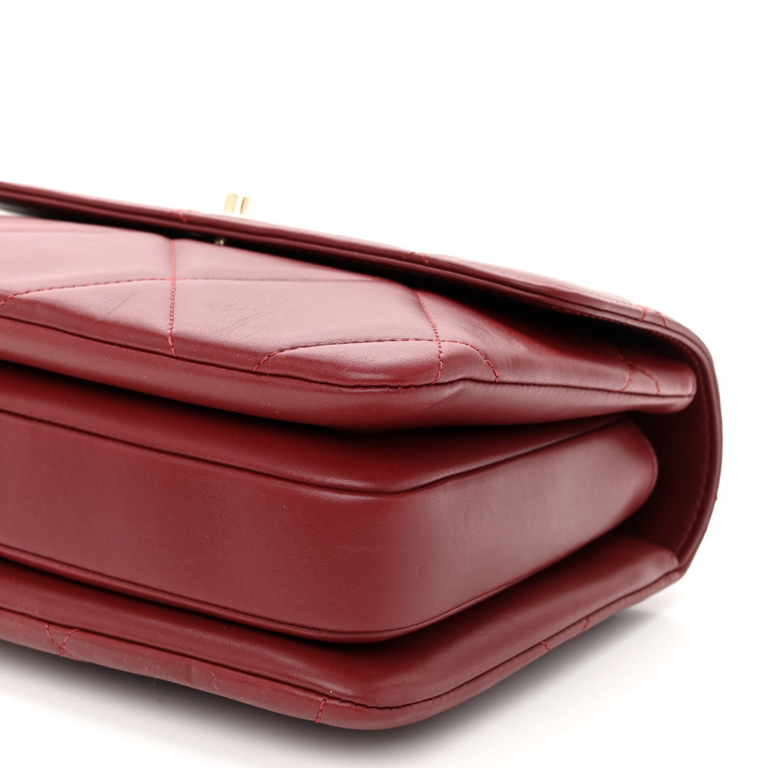 Chanel Lambskin Quilted Medium Trendy CC Flap Dual Handle Bag Burgundy 9 of 9