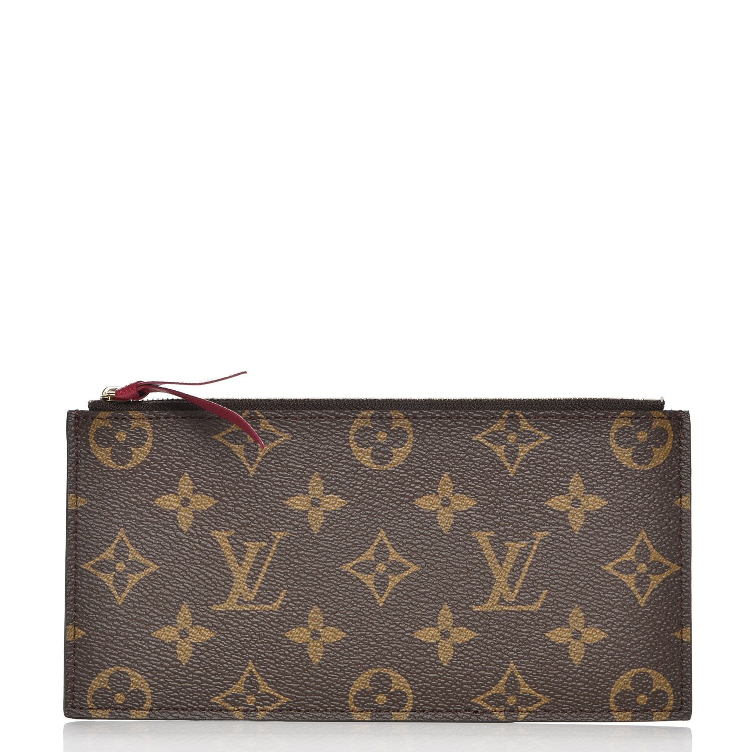 Louis Vuitton Monogram Felicie Chain Wallet Zippered Insert Fuchsia 1 of 6