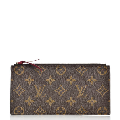 Louis Vuitton Monogram Felicie Chain Wallet Zippered Insert Fuchsia 1 of 6