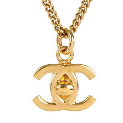 Chanel Turnlock CC Necklace Gold 4 of 7