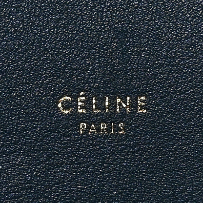 Celine Shiny Smooth Calfskin Small Twisted Cabas Navy Black 6 of 11