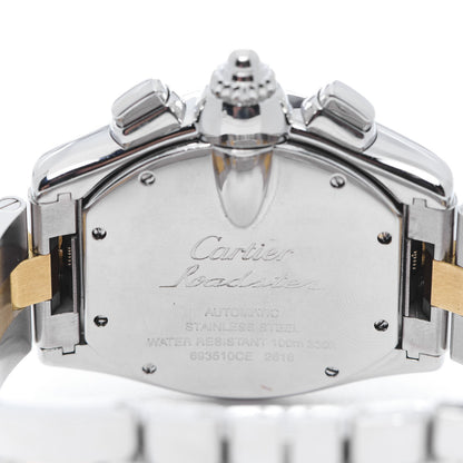 Cartier Stainless Steel 18K Yellow Gold 42mm Roadster Chronograph Automatic Watch 4 of 4