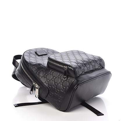 Gucci Guccissima Signature Small Day Backpack Black 4 of 9