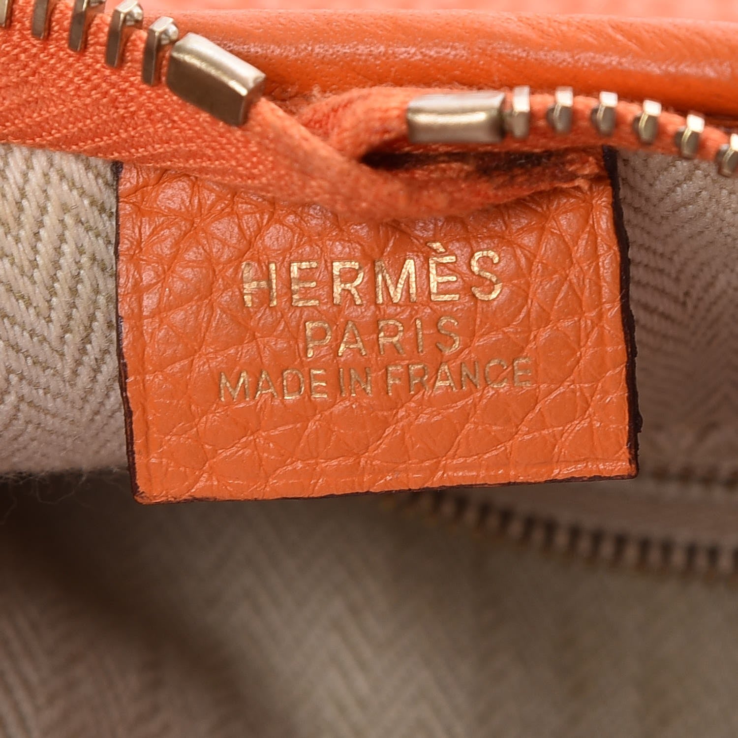 Hermes Taurillon Clemence Massai PM Orange 6 of 8