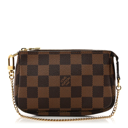 Louis Vuitton Damier Ebene Mini Pochette Accessories 1 of 8