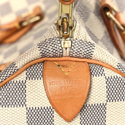 Louis Vuitton Damier Azur Speedy 30 13 of 17