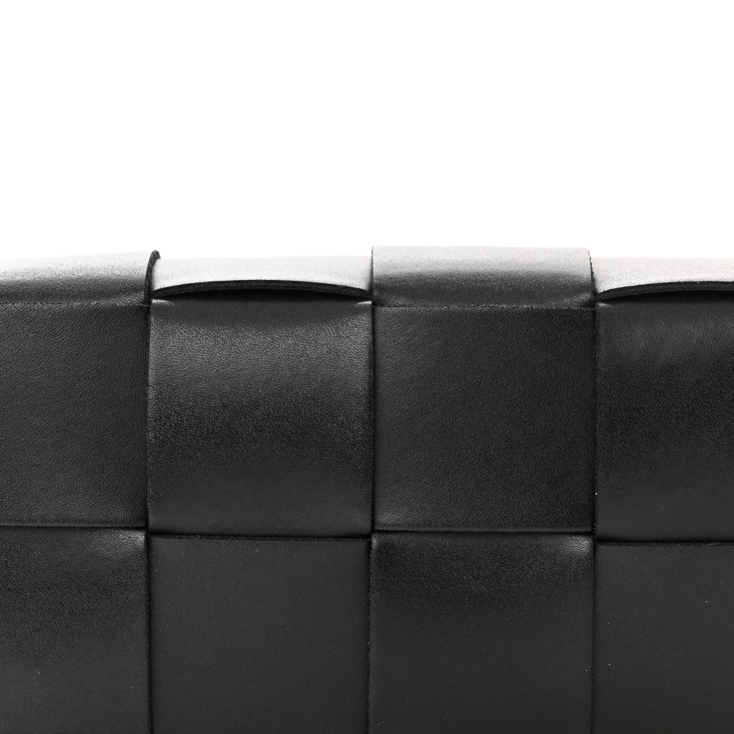Nappa Maxi Intreccio The Belt Cassette Bag Black