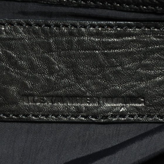 Alexander Wang Pebbled Leather Rocco Black Antique Brass Hardware 7 of 7