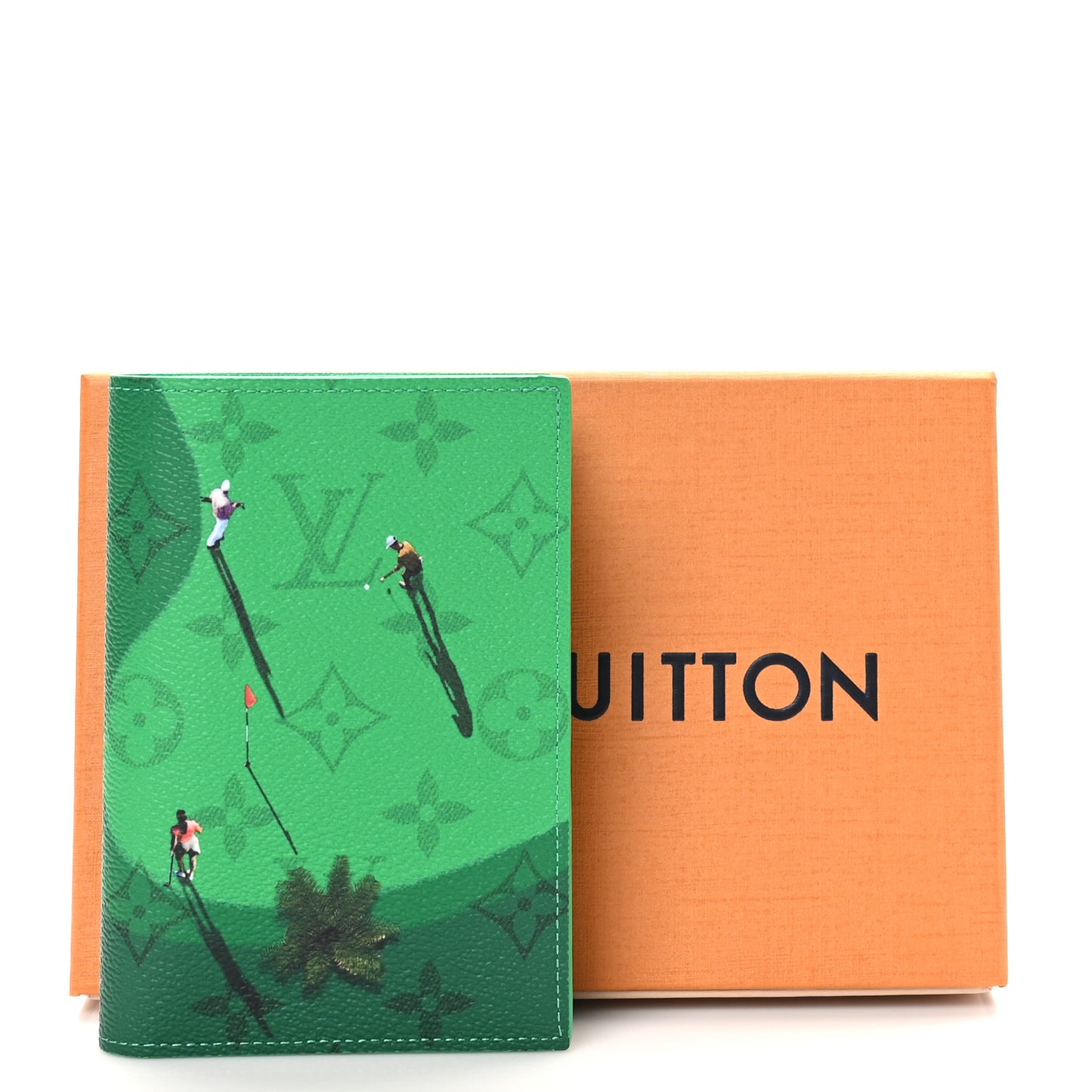 Monogram Golf Passport Cover Golf Green