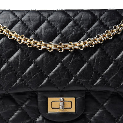 Chanel Aged Calfskin Quilted 2.55 Reissue 226 Flap Black 11 of 11