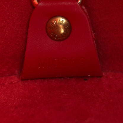 Louis Vuitton Epi Soufflot Castillan Red 8 of 14