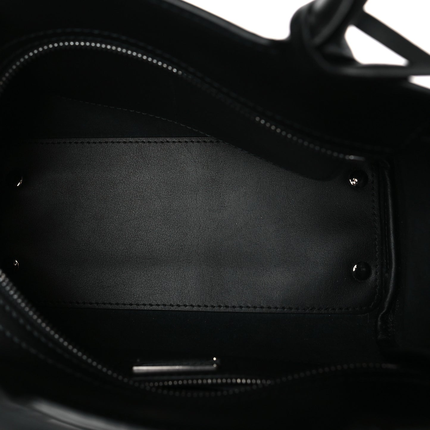 Calfskin Double Handle Small Nolita Satchel Black