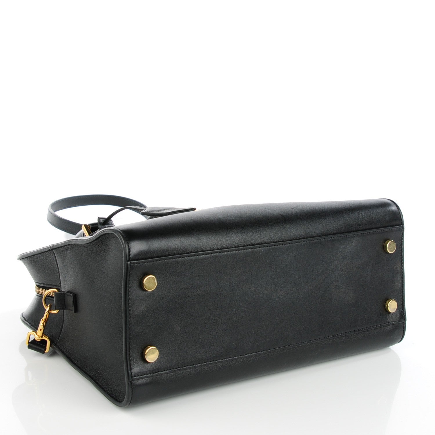 Saint Laurent Calfskin Small Monogram Cabas Black 4 of 7