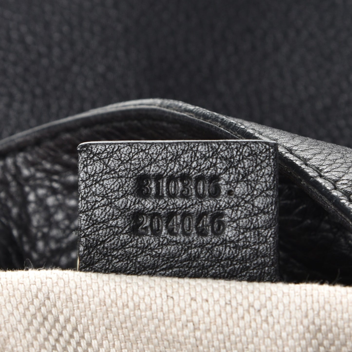 Pebbled Calfskin Large Soho Chain Shoulder Bag Black