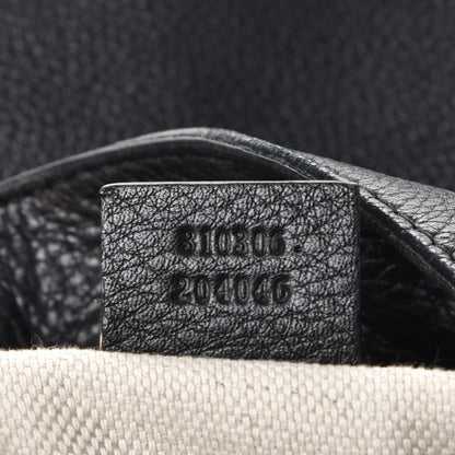 Gucci Pebbled Calfskin Large Soho Chain Shoulder Bag Black 8 of 8