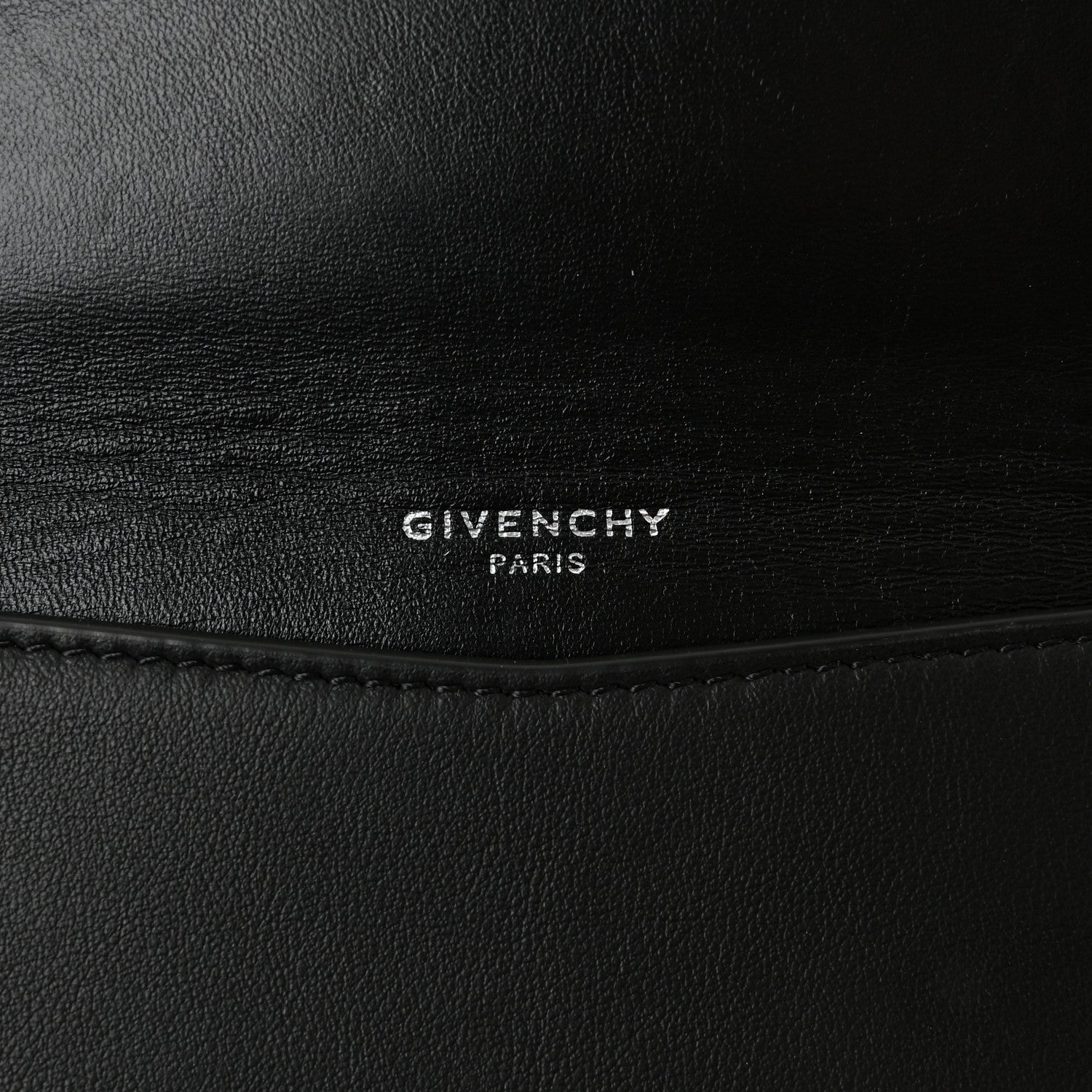Givenchy Calfskin 4G Flap Pouch Black 5 of 11