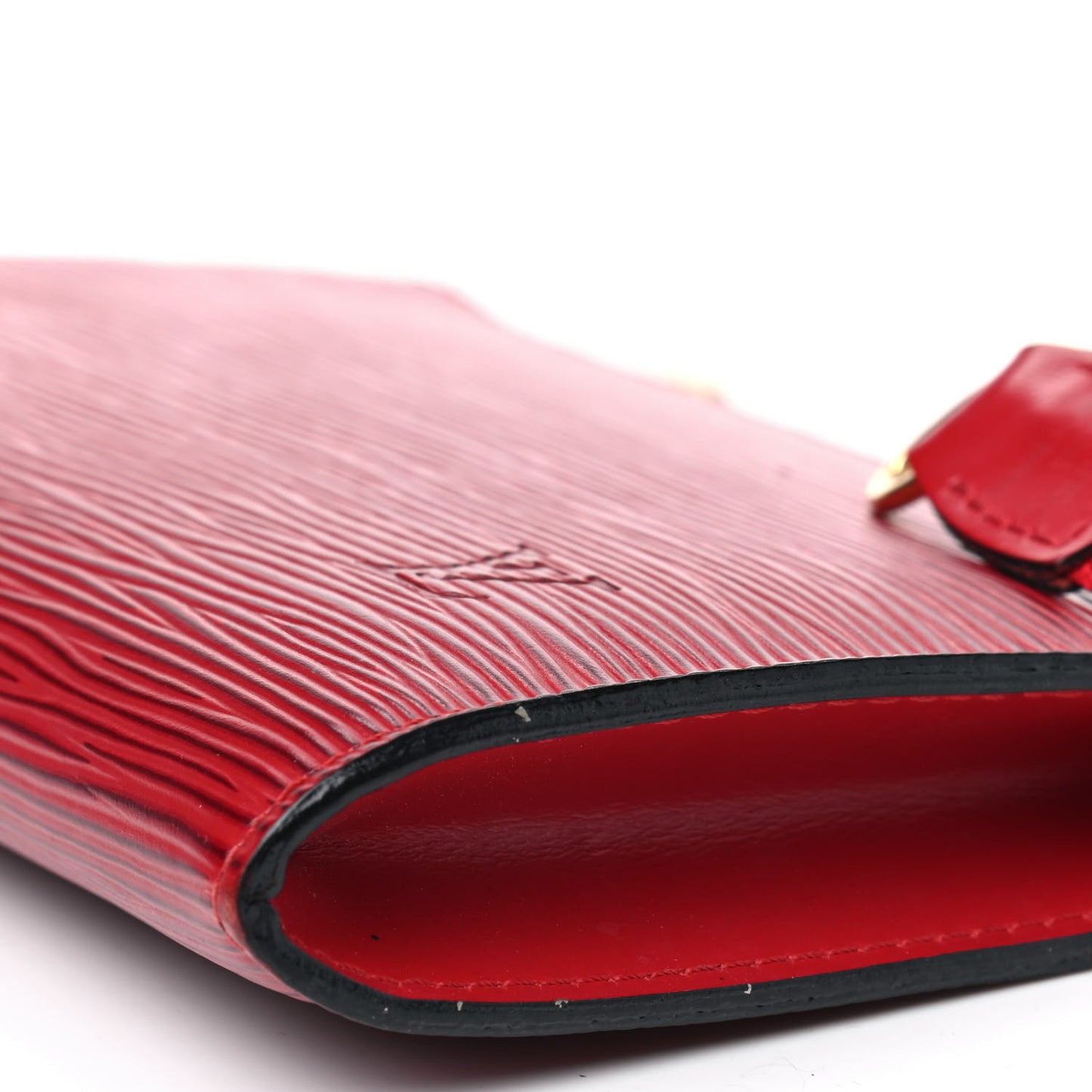 Epi Pochette Accessories 24 Castillan Red