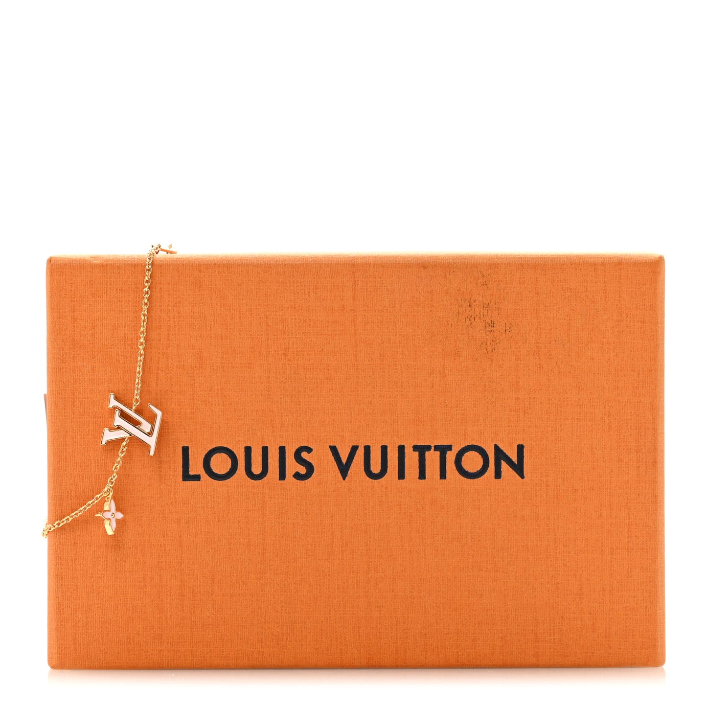 Metal Enamel LV Iconic Bracelet Gold Light Pink