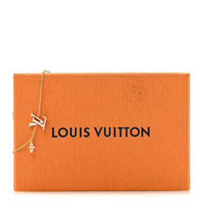 Louis Vuitton Metal Enamel LV Iconic Bracelet Gold Light Pink 6 of 6