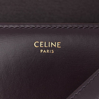Celine Shiny Calfskin Teen Triomphe Aubergine 6 of 13