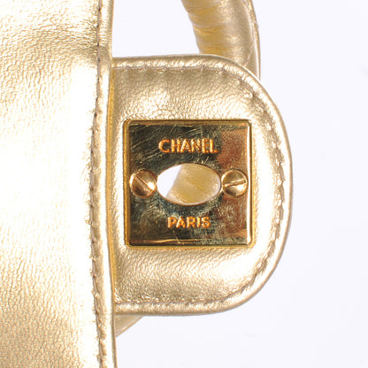 Chanel Lambskin Micro Mini Kelly Flap Bag Gold 6 of 9