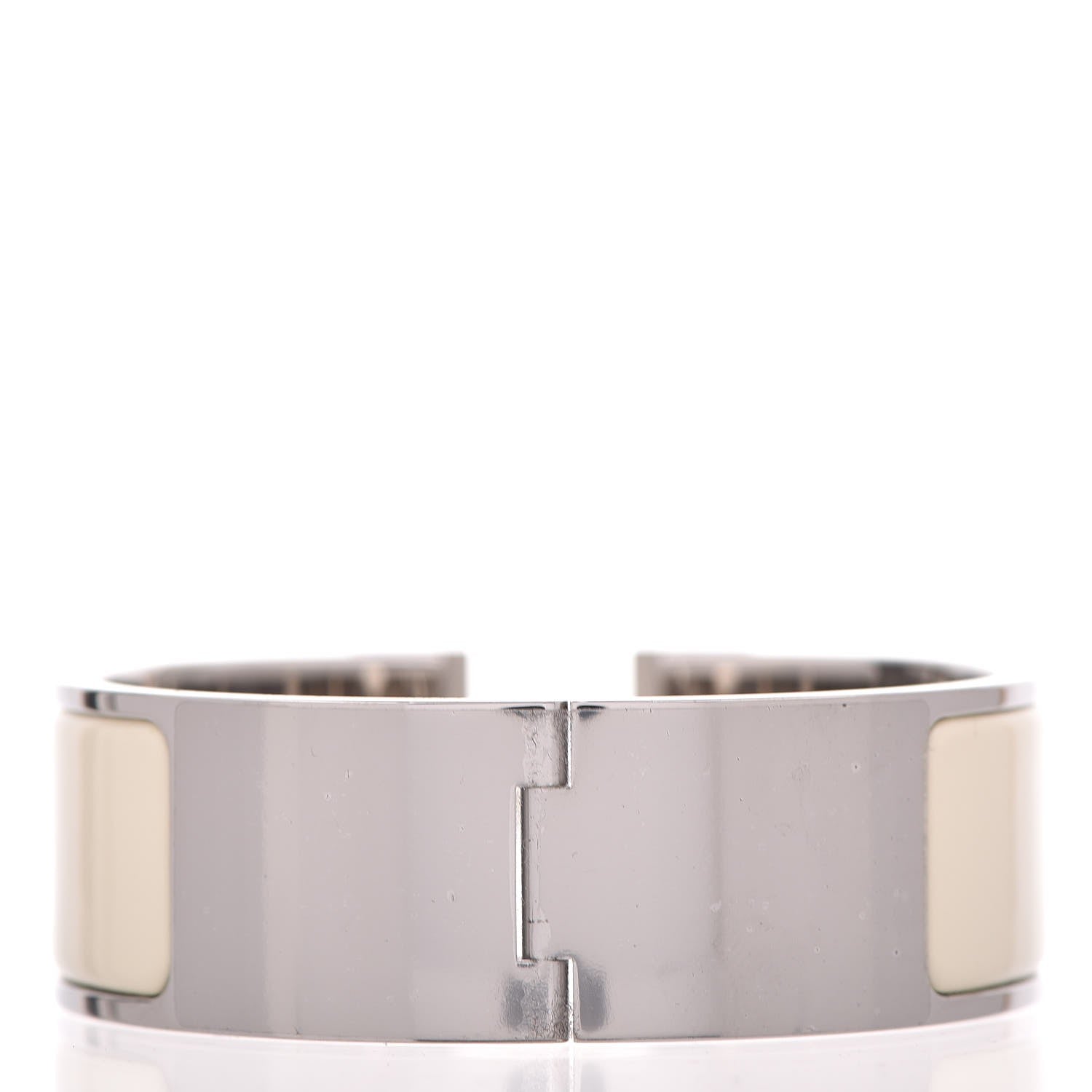 Hermes Enamel Wide Clic Clac H Bracelet PM Craie 5 of 6