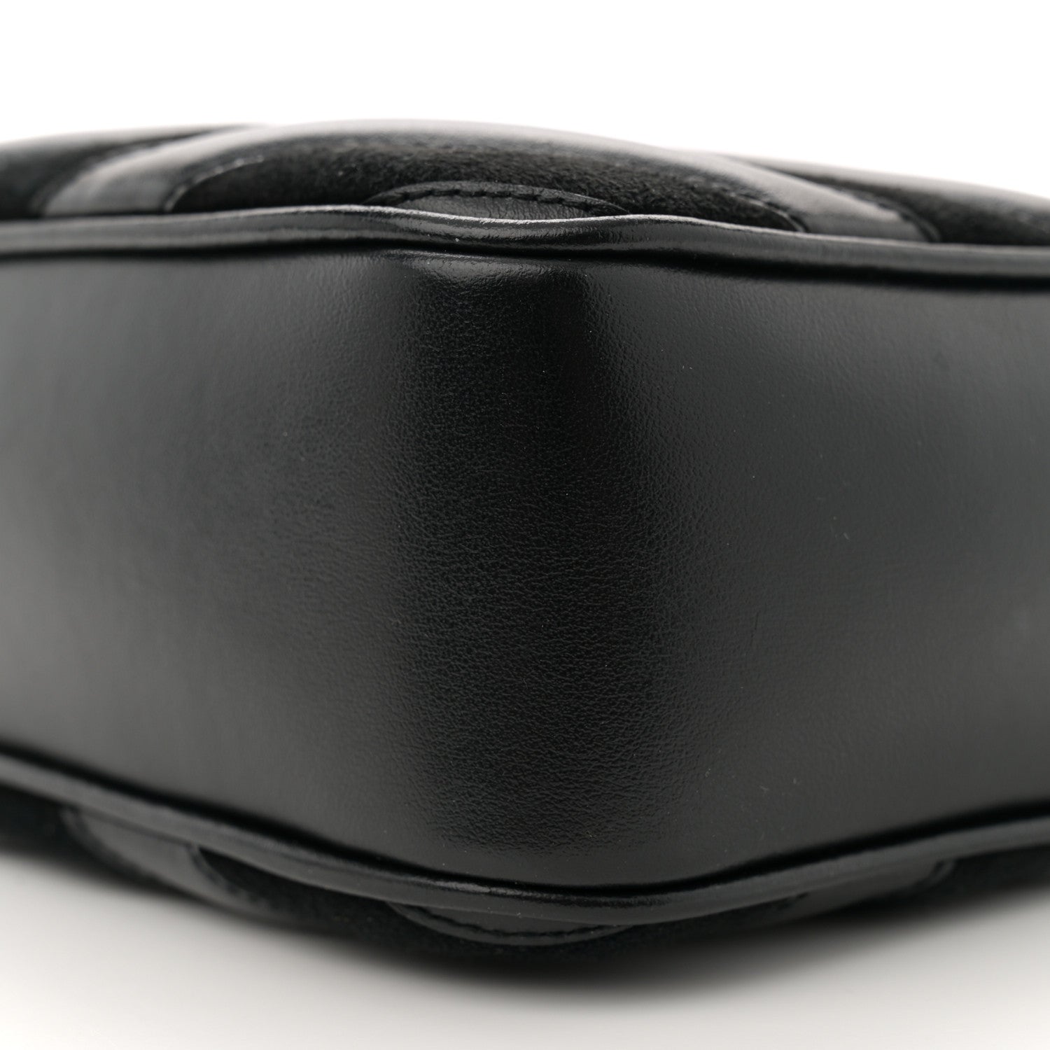 Saint Laurent Calfskin Suede Matelasse Monogram Lou Camera Bag Black 10 of 13