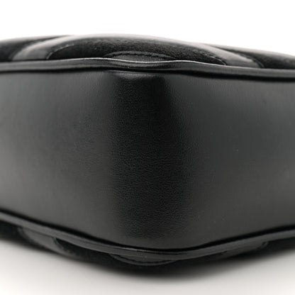 Saint Laurent Calfskin Suede Matelasse Monogram Lou Camera Bag Black 10 of 13