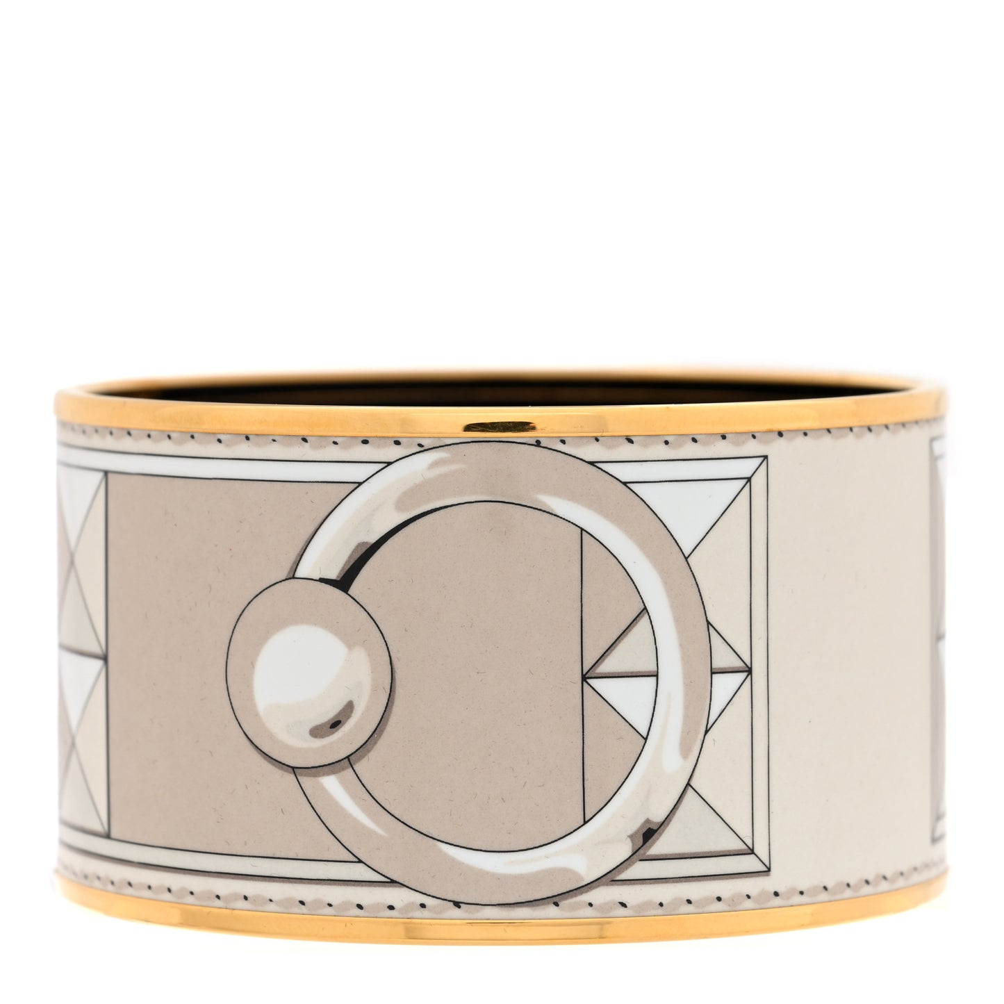 Enamel Printed Collier De Chien Extra Wide Bracelet 62