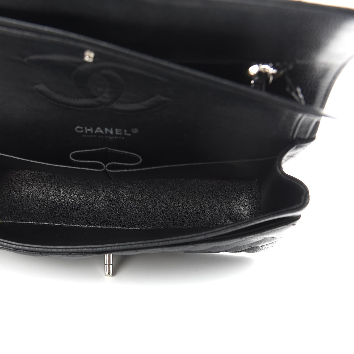Chanel Caviar Quilted Medium Double Flap Black 5 of 15