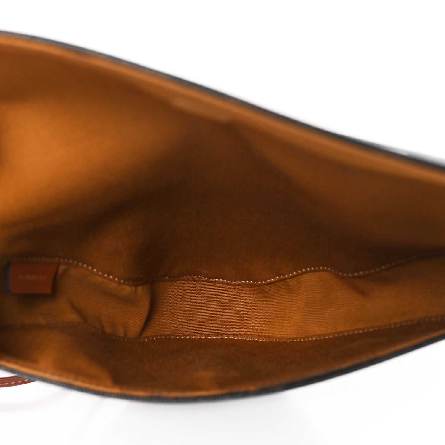 Celine Triomphe Canvas Triangle Crossbody Bag Tan 5 of 8