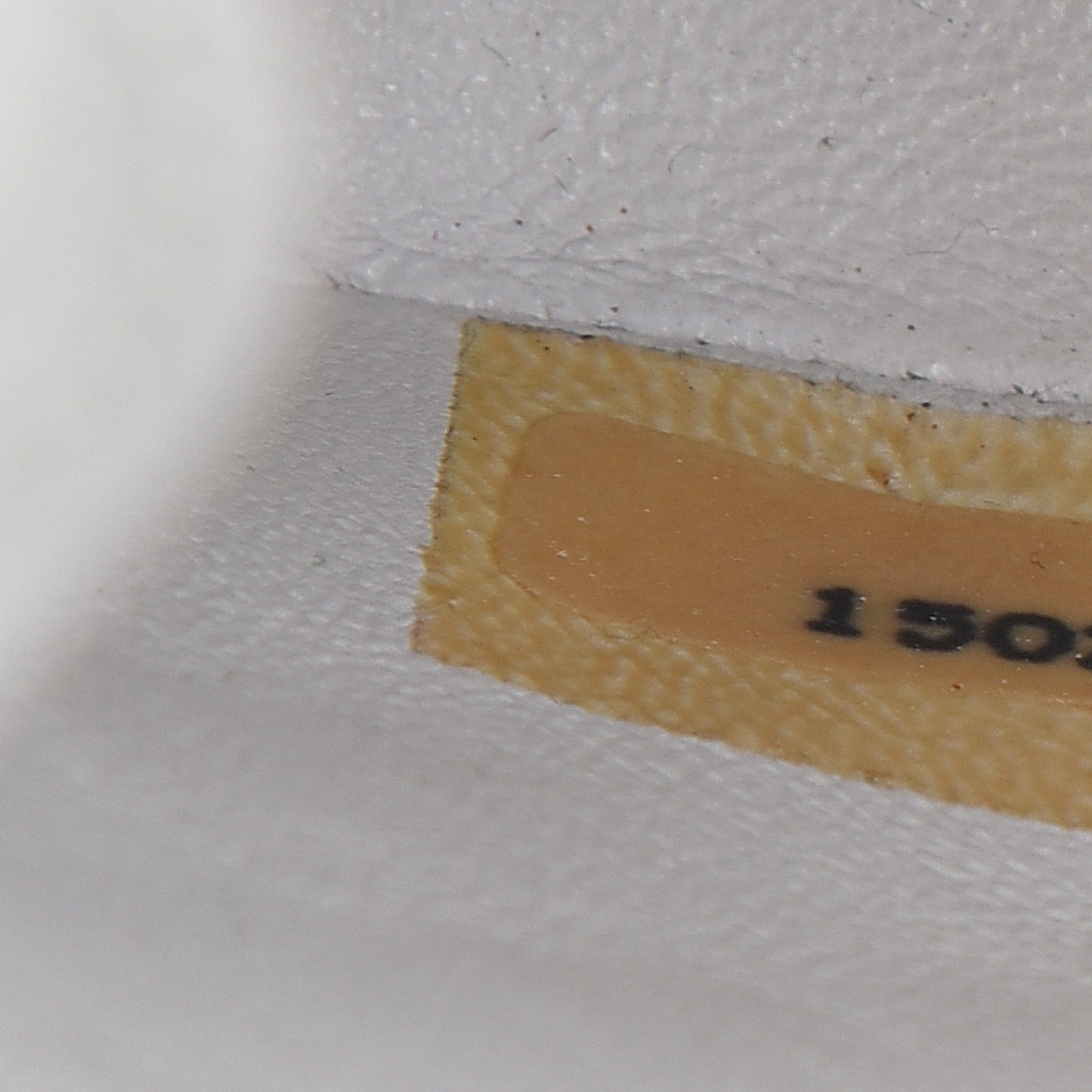 Lambskin Stitched Small Single Flap White