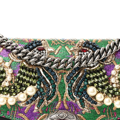 Gucci Brocade Crystal Embellished Medium Dionysus Shoulder Bag Multi 9 of 12