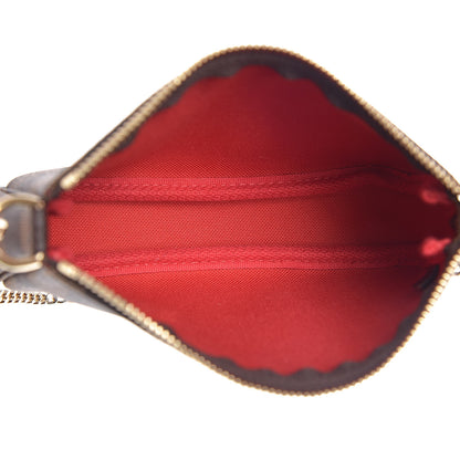 Louis Vuitton Damier Ebene Mini Pochette Accessories 5 of 8