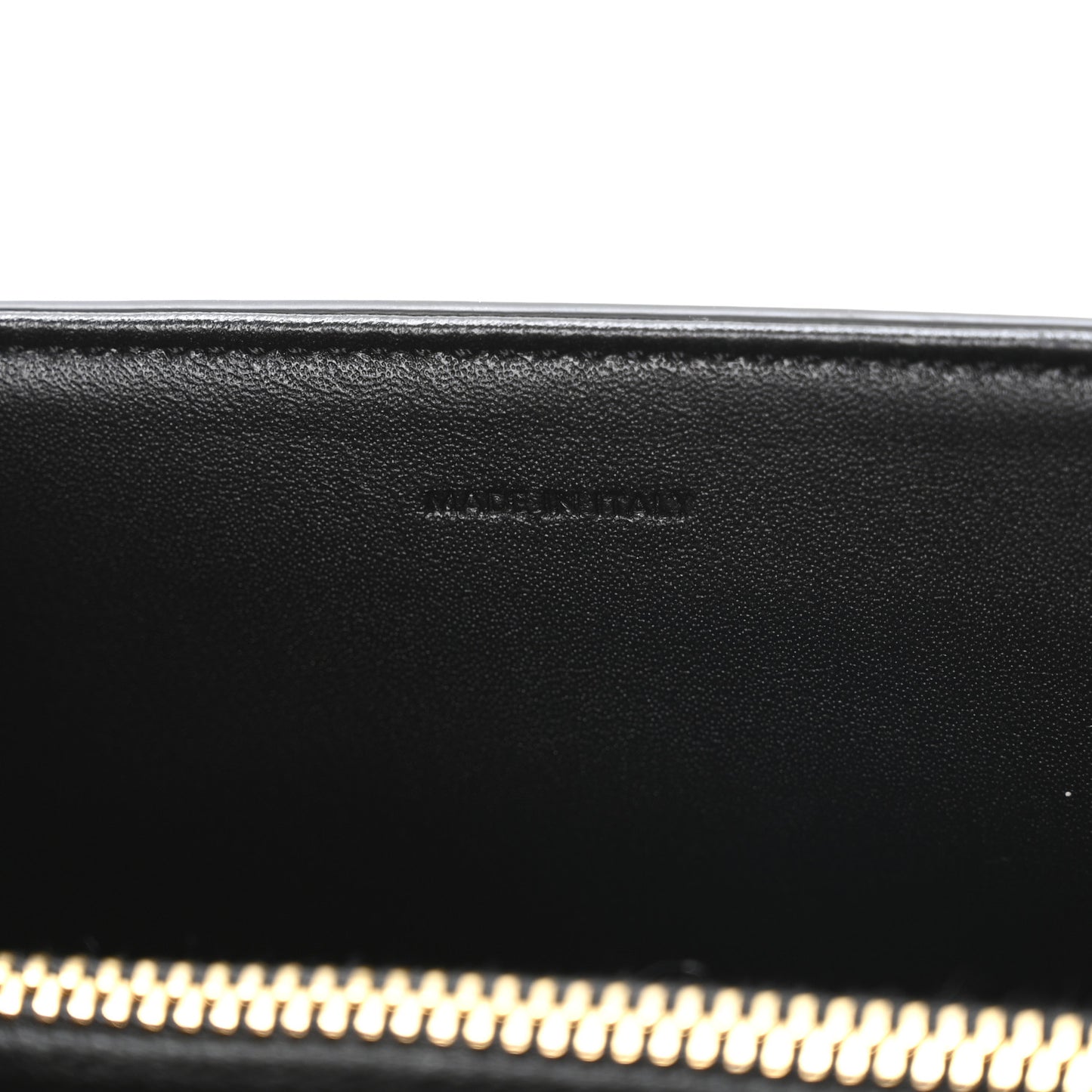 Satinated Calfskin Mini 16 Top Handle Bag Black