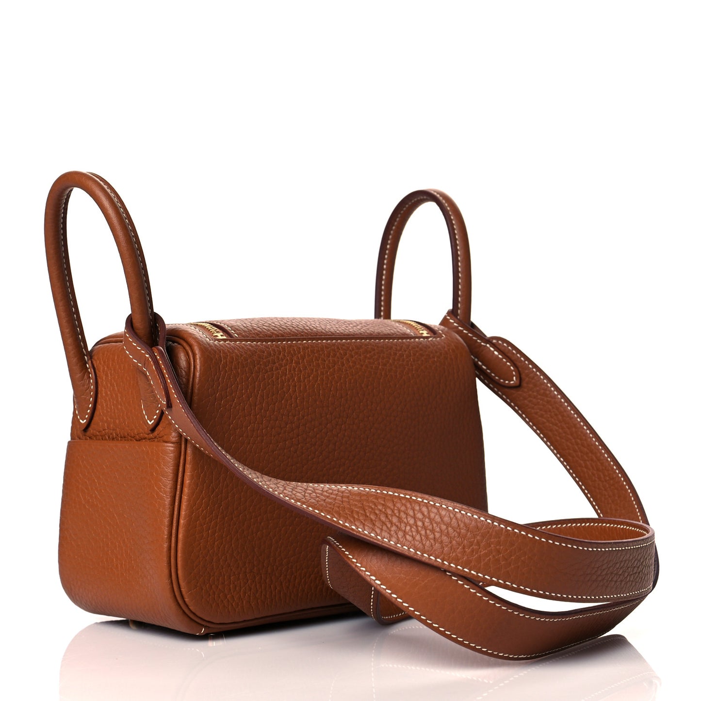 Taurillon Clemence Mini Lindy 20 Gold