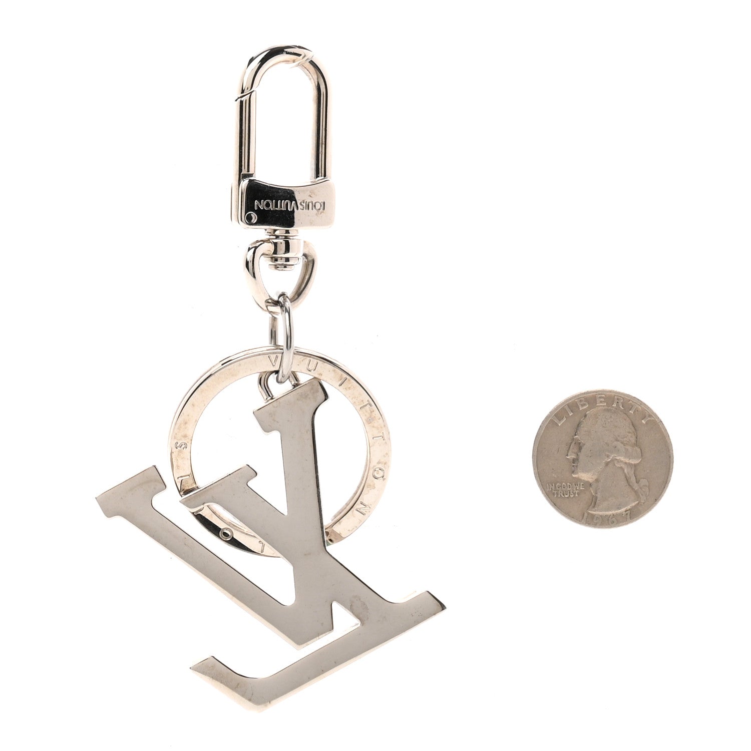 Louis Vuitton LV Spotlight Bag Charm Key Holder Green 1891604