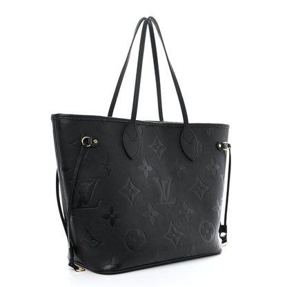 Louis Vuitton Empreinte Monogram Giant Neverfull MM Black 3 of 12