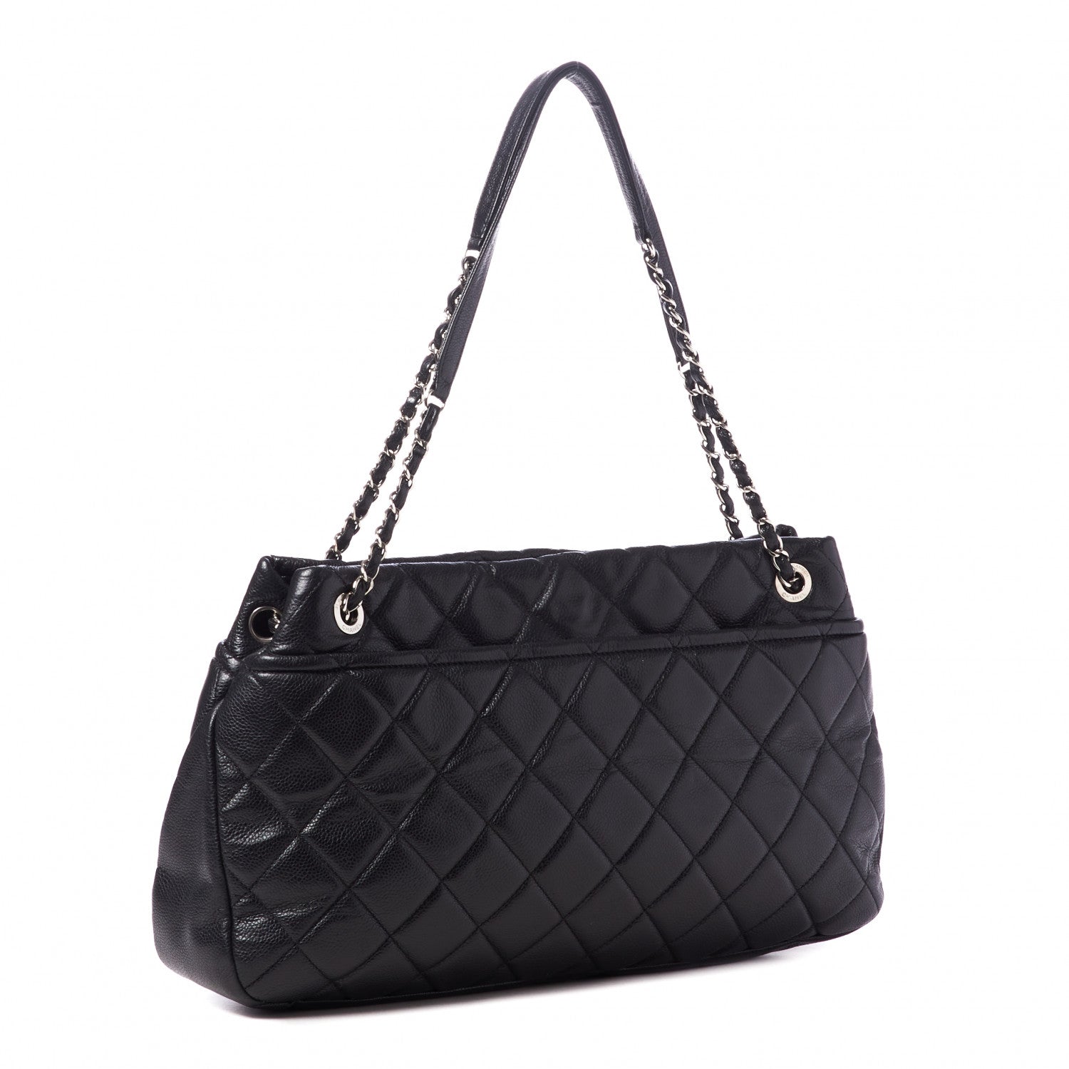 Chanel Caviar Quilted Timeless CC Soft Tote Black 2 of 10