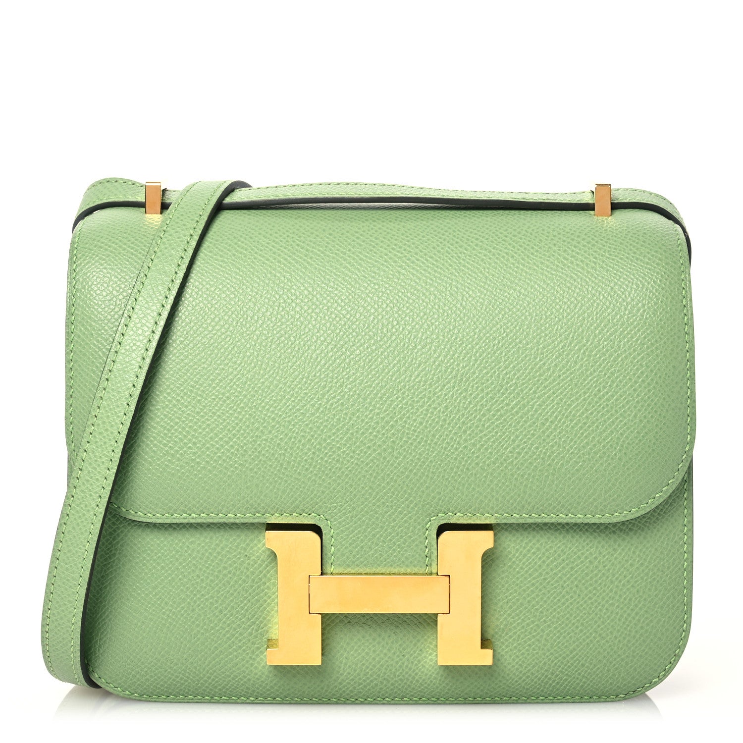 Hermes Epsom Constance 18 Vert Criquet 1 of 18